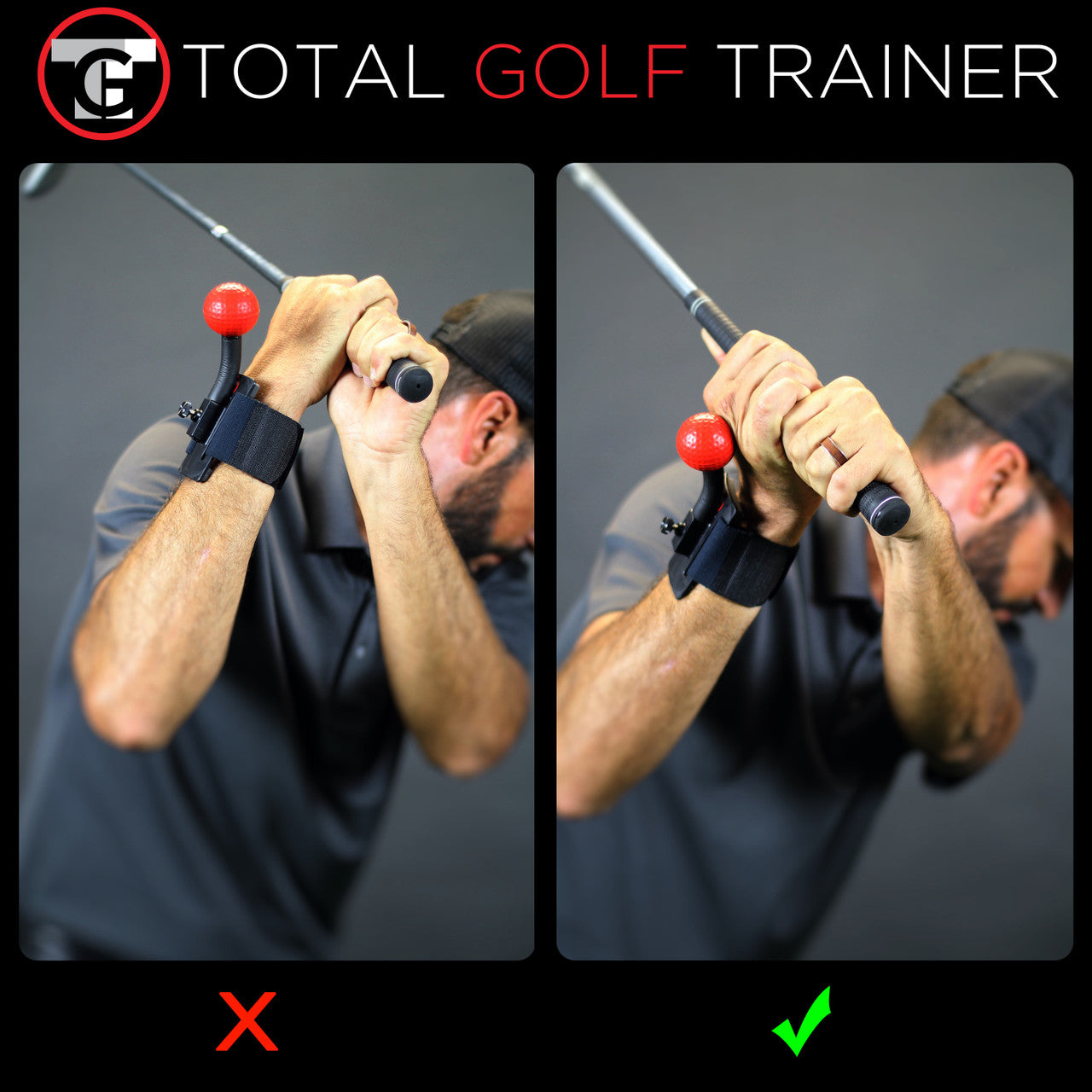 Total Golf Trainer Wrist  |  TGT Wrist | Golf Swing Training Aid