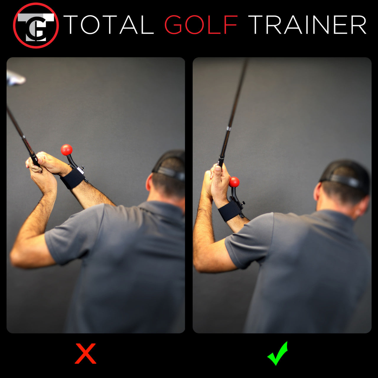 Total Golf Trainer Wrist  |  TGT Wrist | Golf Swing Training Aid