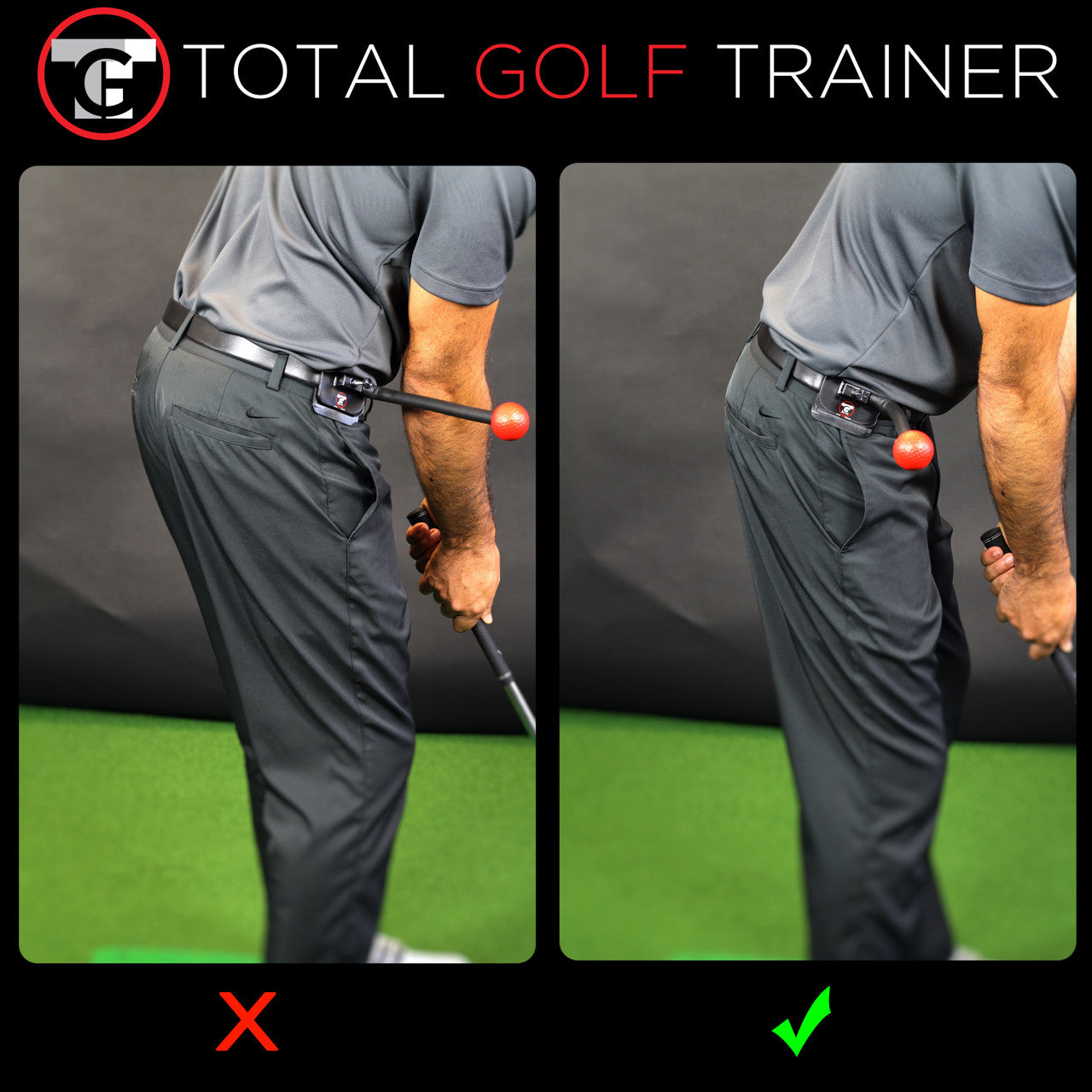 Total Golf Trainer Hip – Golf Swing Hip Rotation &amp; Downswing Sequence Trainer