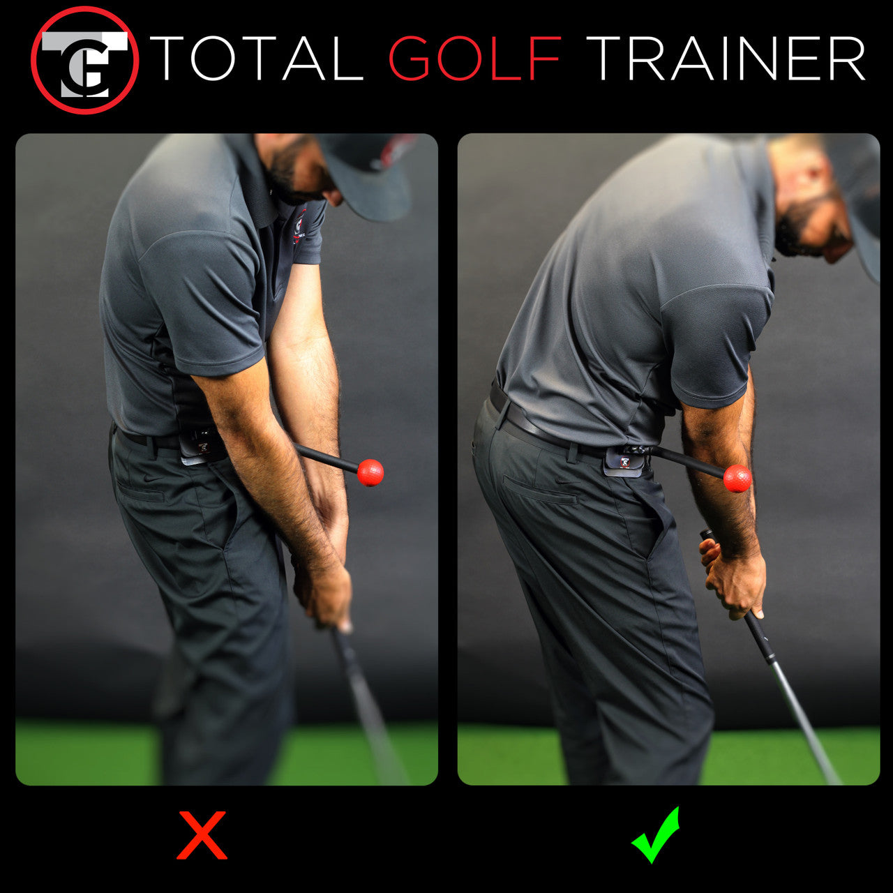 Total Golf Trainer Hip – Golf Swing Hip Rotation &amp; Downswing Sequence Trainer